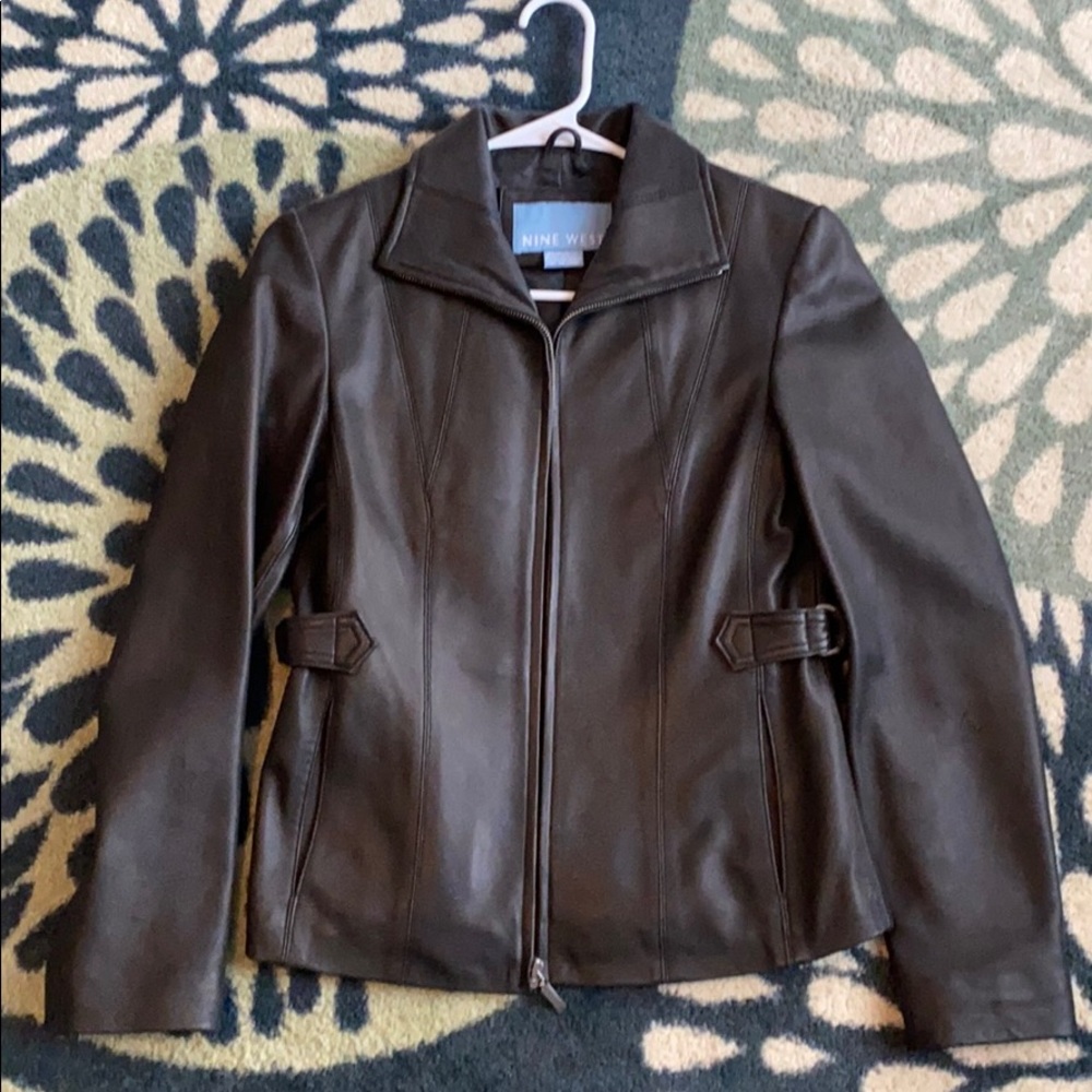 Nine West leather jacket